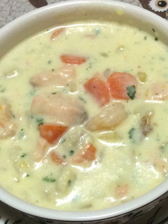 A picture of Irish Seafood Chowder.