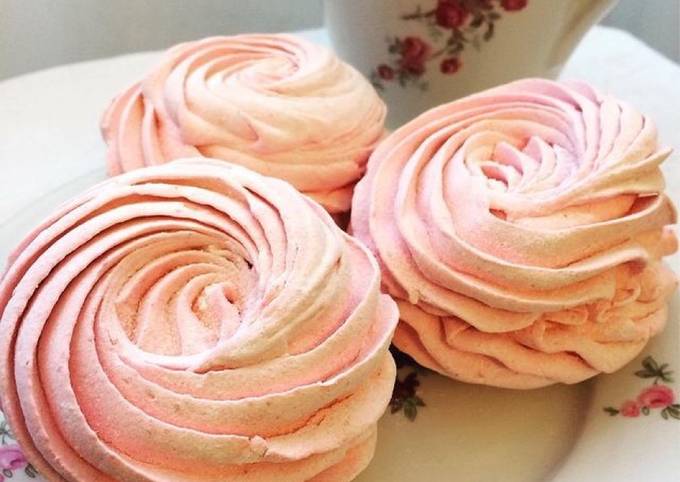 Легкий и воздушный клюквенный зефир