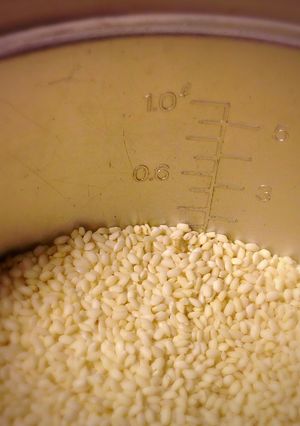 A picture of Steamed Rice.