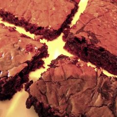 easy 3 ingredient nutella brownies A picture of easy 3 ingredient nutella brownies.