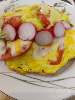 عکسی از دستور املت بادمجان و کدو🍳