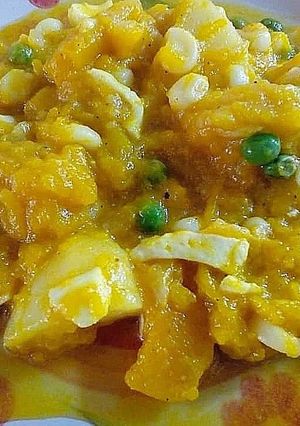 Una foto de Locro de Zapallo