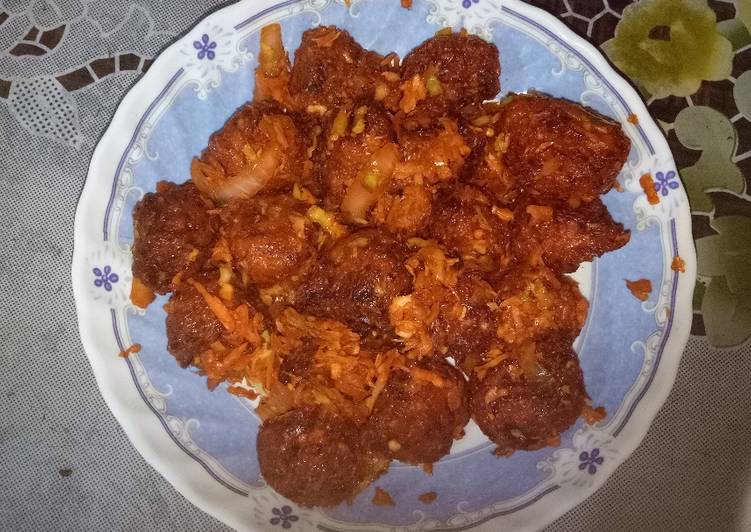 Veg Manchurian dry