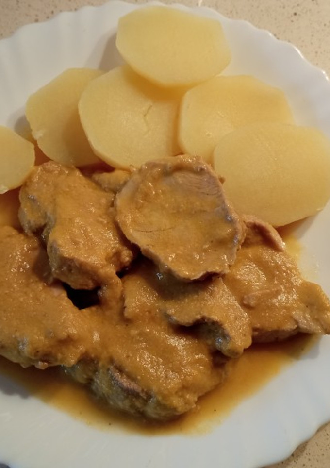 Una foto de Solomillo de cerdo a la naranja en Monsieur Cuisine 🍊