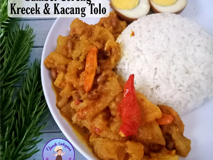 Langkah Gampang Membikin Resep Sambel Goreng Krecek &amp;amp; Kacang Tolo (pelengkap gudeg) yang Menggugah Selera Anti Ribet, Lezat
