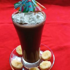 A picture of Banana Nutella Smoothie.