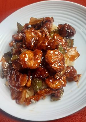 Una foto de Pollo Agridulce