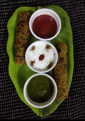 A picture of Jowar methi thepla.