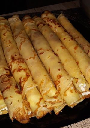 Túrós palacsinta recept fotója