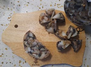 Hình của món Giò xào (giò thủ).