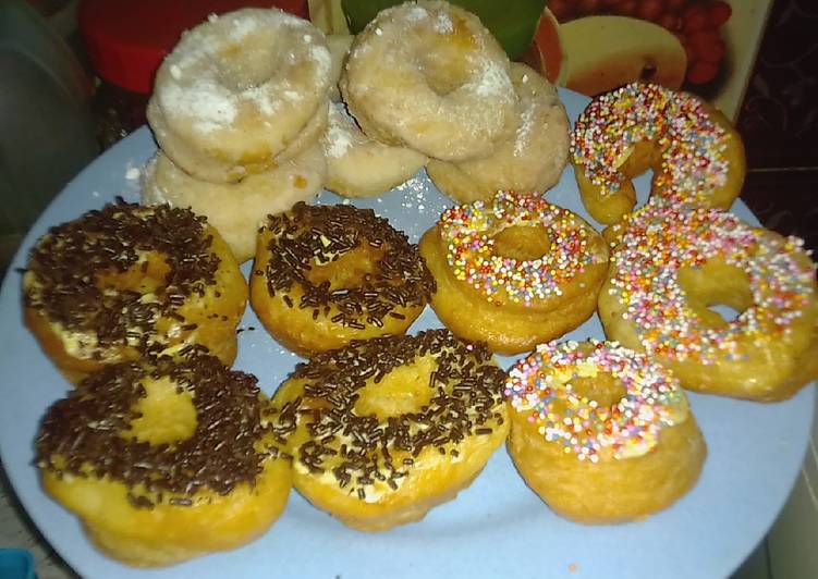 Anti Ribet, Buat Donat simple super empuk Menu Enak