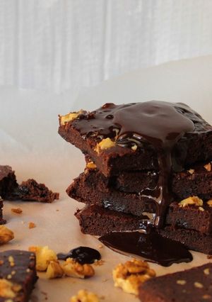 Φωτογραφία της συνταγής Brownies με πουρέ κολοκύθας