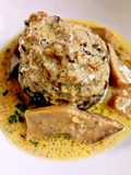 Porcino Ripieno su Salsa al Tartufo