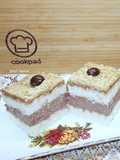 Csokoládés-diós kocka