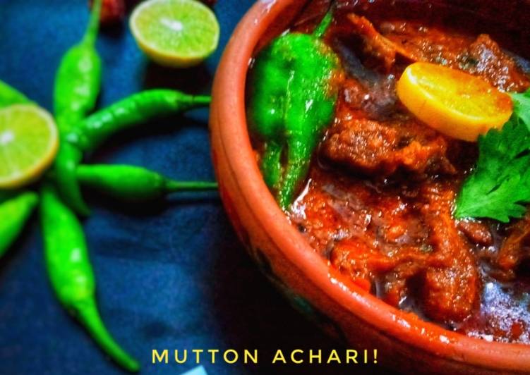 Simple Way to Prepare Perfect Mutton Achari!