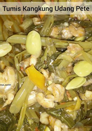 Foto resep 78. Tumis Kangkung Udang Pete