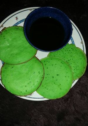 Foto resep Serabi kinca(gula merah)