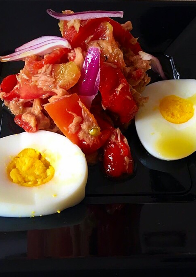 Una foto de Ensalada de pimientos