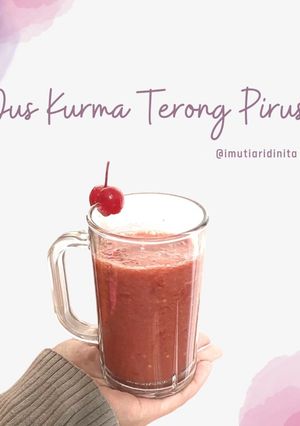 Foto resep Jus Kurma Terong Pirus