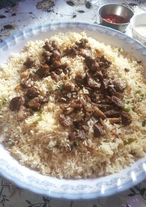 صورة لوصفة كبسه المقلقل الحضرميه