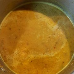 A picture of Spicy Lentil and Carrot Soup.