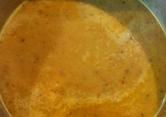 Simple Way to Make Homemade Spicy Lentil and Carrot Soup