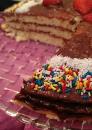 صورة لوصفة طبقات الكيك والنوتيلا🍰