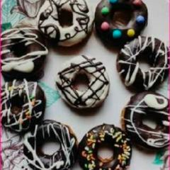 Chocolate Doughnuts A picture of Chocolate Doughnuts.