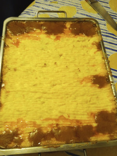 A picture of Hackfleischauflauf mit Kartoffelhaube, German Shepherd Pie.