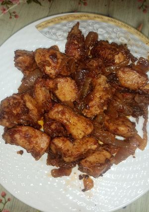 صورة لوصفة شاورما بالبصل والطماطم😋🥘