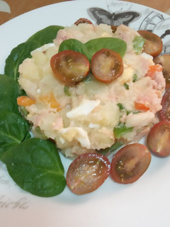 Una foto de Ensalada de alubias