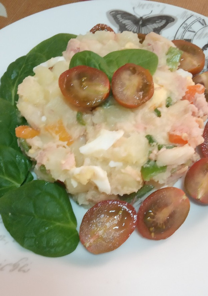 Una foto de Ensalada de alubias