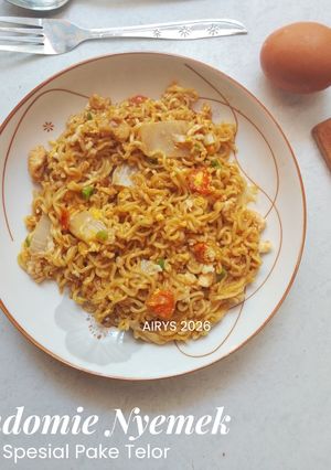 Foto resep Indomie Nyemek (Spesial Pake Telor)