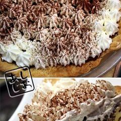 A picture of Chocolate Mousse Pie with Homemade Pie Crust.