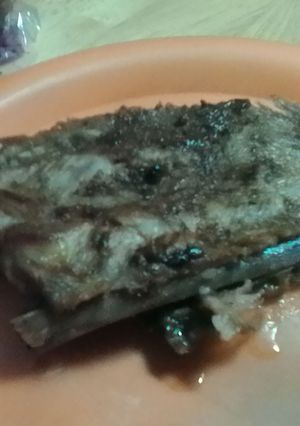A picture of Mandorin Orange Pork Ribs.