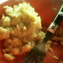 A picture of Chicken and rice casserole.