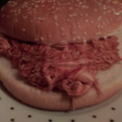 A picture of Mandys spicy shredded chicken.