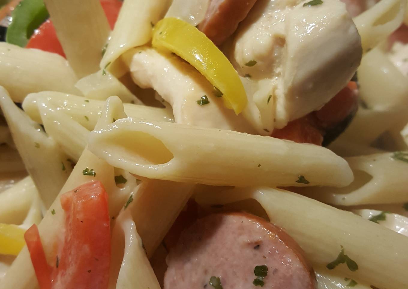 Sausage and pepper pan