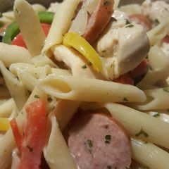 A picture of Sausage & Peppers Skillet.