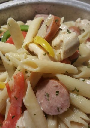 A picture of Sausage & Peppers Skillet.