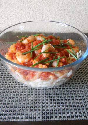 Foto principal de Espaguettis con langostinos