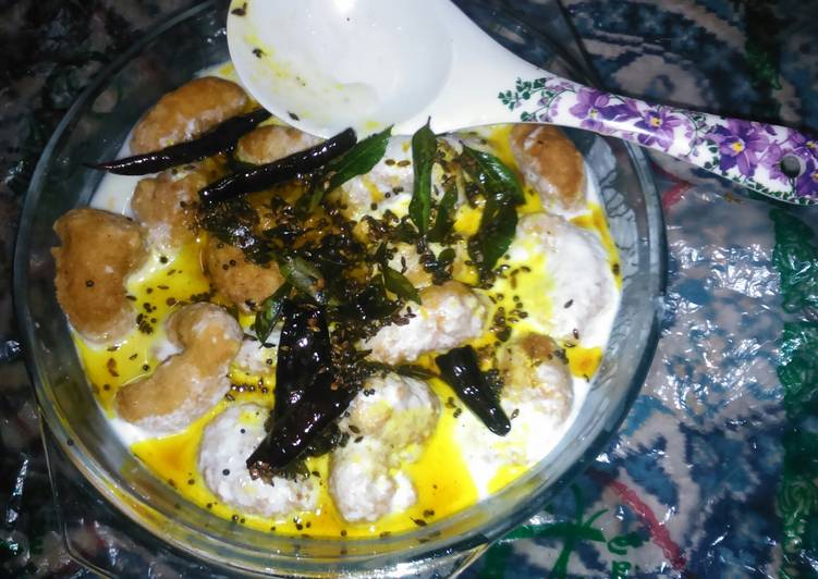 Step-by-Step Guide to Make Super Quick Homemade Dahi wada ( fried lentil balls in yoghurt)