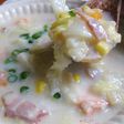 Easy, Creamy and Gentle Chowder with Chinese Cabbage