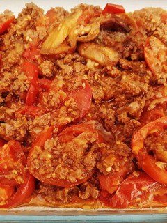 عکسی از دستور خوراک بادمجان