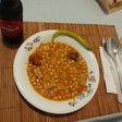 Callos con garbanzos de bote