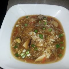 A picture of Hot and Sour Asian Soup.