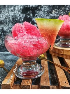 عکسی از دستور یخ در بهشت هندوانه