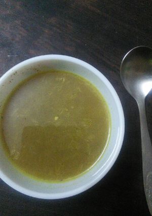 A picture of Bone soup(paya).