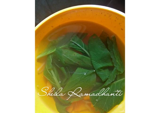 Resep Sayur Bening Sawi Hijau Oleh Sheila Ramadhanti Cookpad