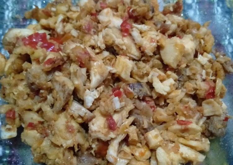 Sambal orek ayam tempe